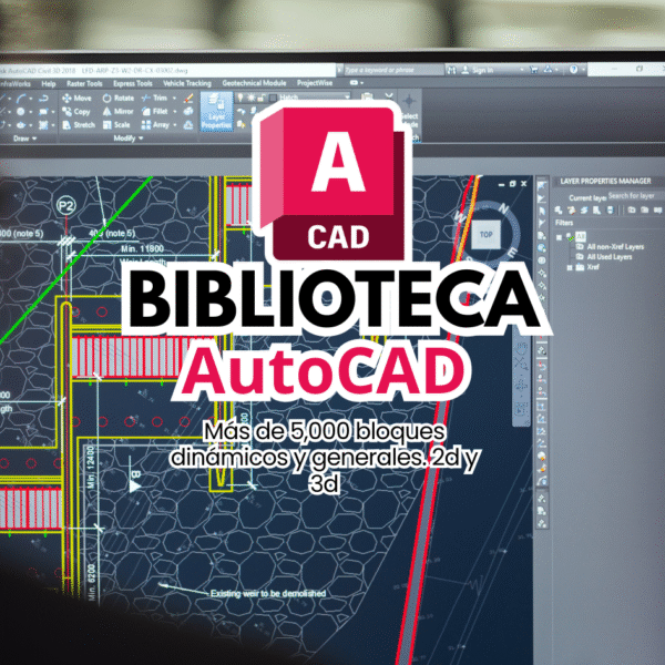 Biblioteca AutoCAD + Recursos