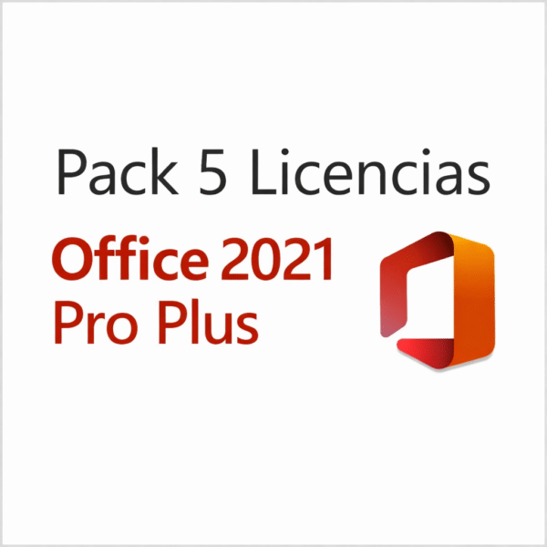 Pack 5 Licencias Office 2021 Pro Plus